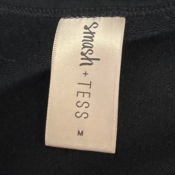 SMASH + TESS Elevate Happy Hour Jumpsuit Black Wide Leg Medium - Picture 7 of 10